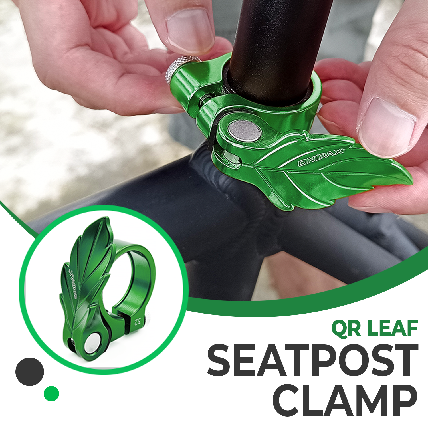 ONIPAX QR Aluminum seatpost clamp 35mm