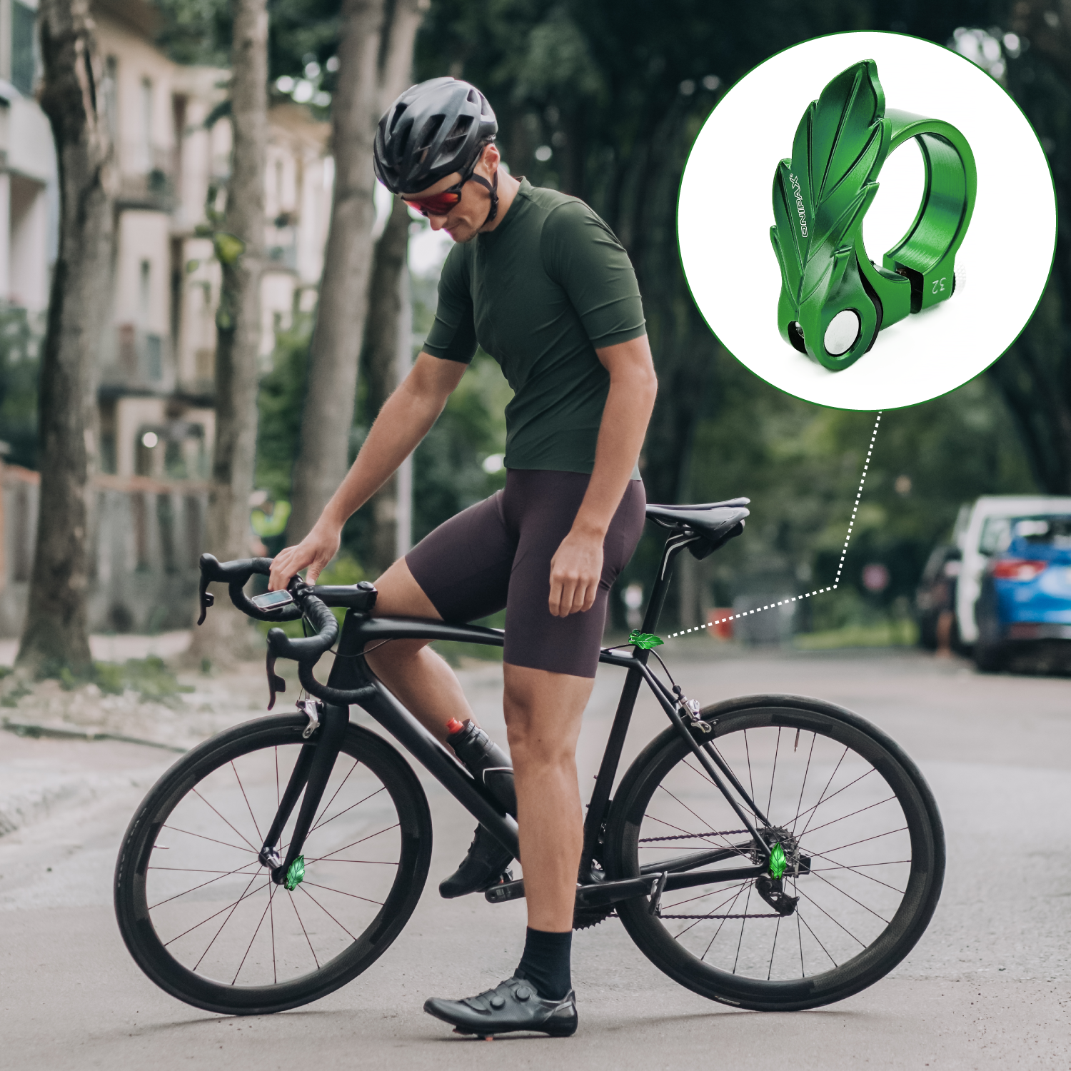 ONIPAX QR Aluminum seatpost clamp 35mm