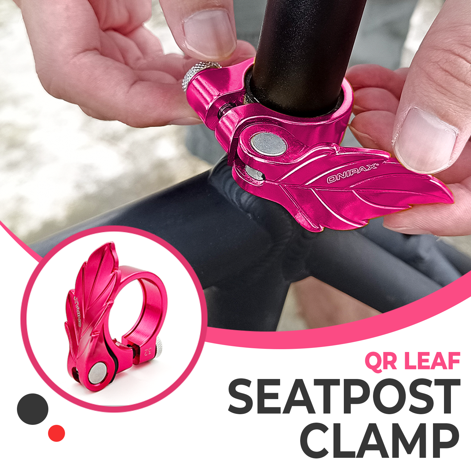 ONIPAX QR Aluminum seatpost clamp 35mm