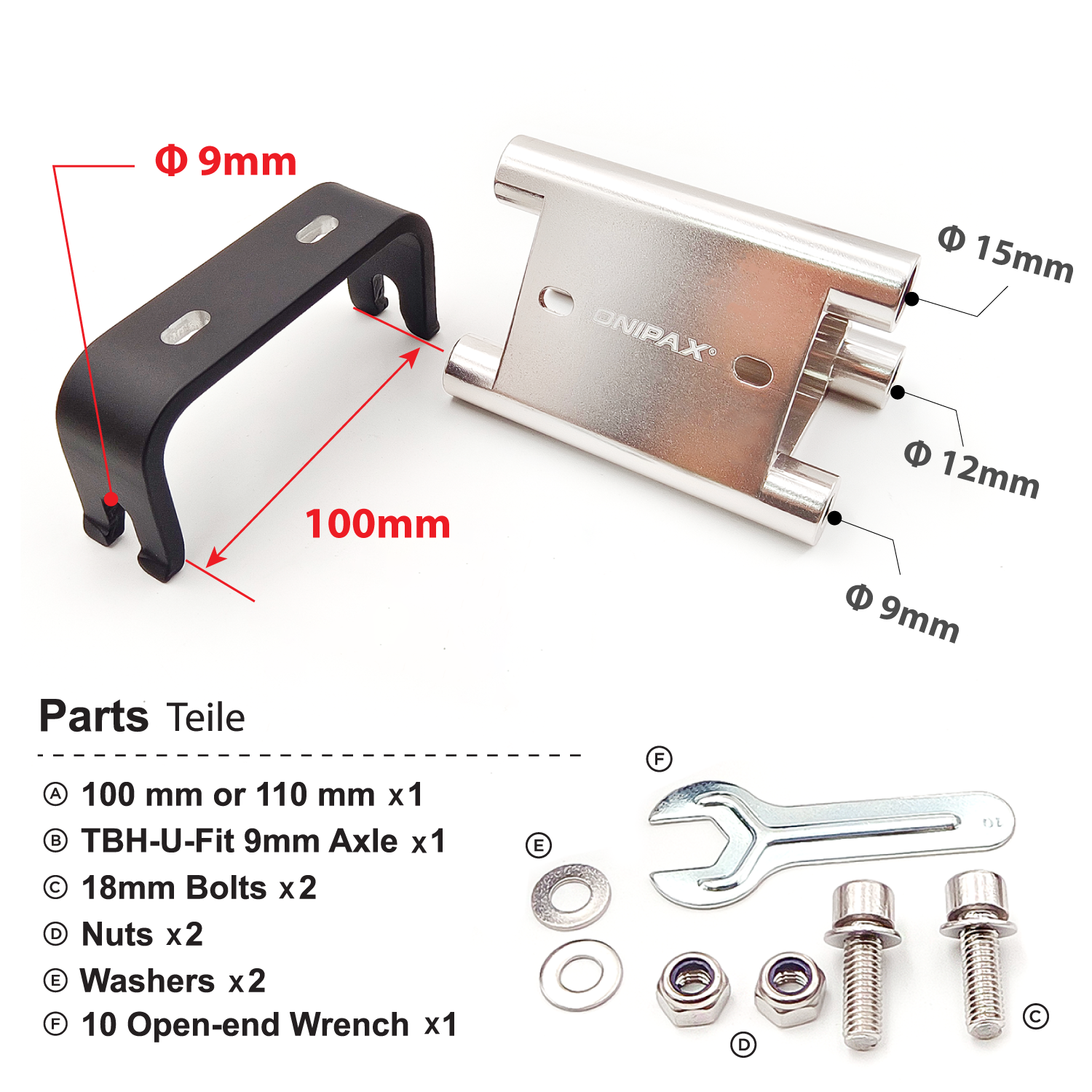ONIPAX Triangle Bike Fork Mount Hitch Rack with Roof Rack Adapter