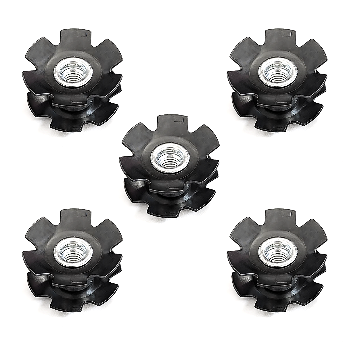 ONIPAX 5pcs/Bag Star Nut MTB Road Bike Headset for Fork 1-1/8"(28.6mm)