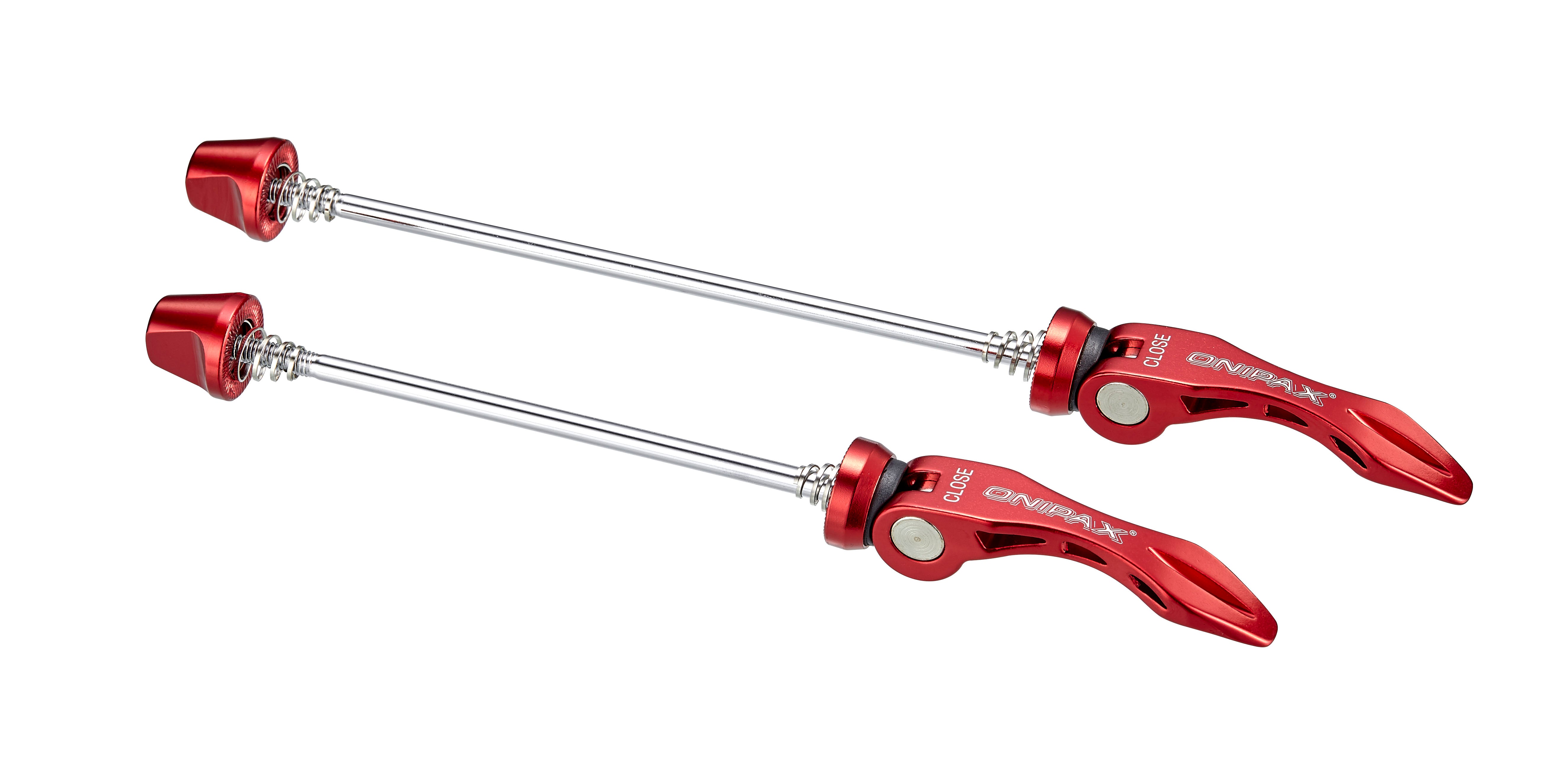 ONIPAX Quick Release SKEWERS RED/Black MTB Road Bicycle 1 Set