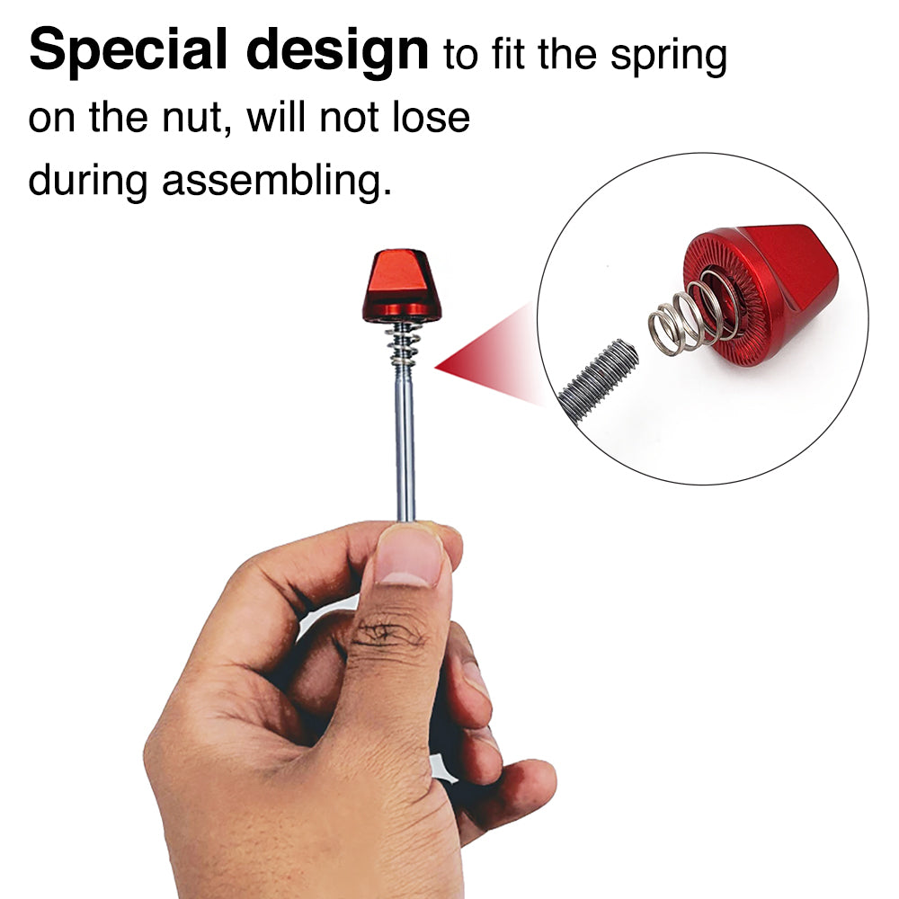 ONIPAX MTB Road Mountain Bicycle Wheel Hub Front and Rear Quick Release Skewer