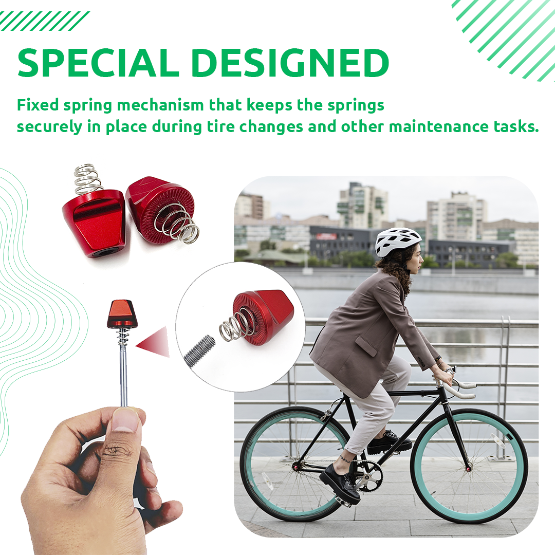 ONIPAX Bike Release Skewer's Nuts with Springs