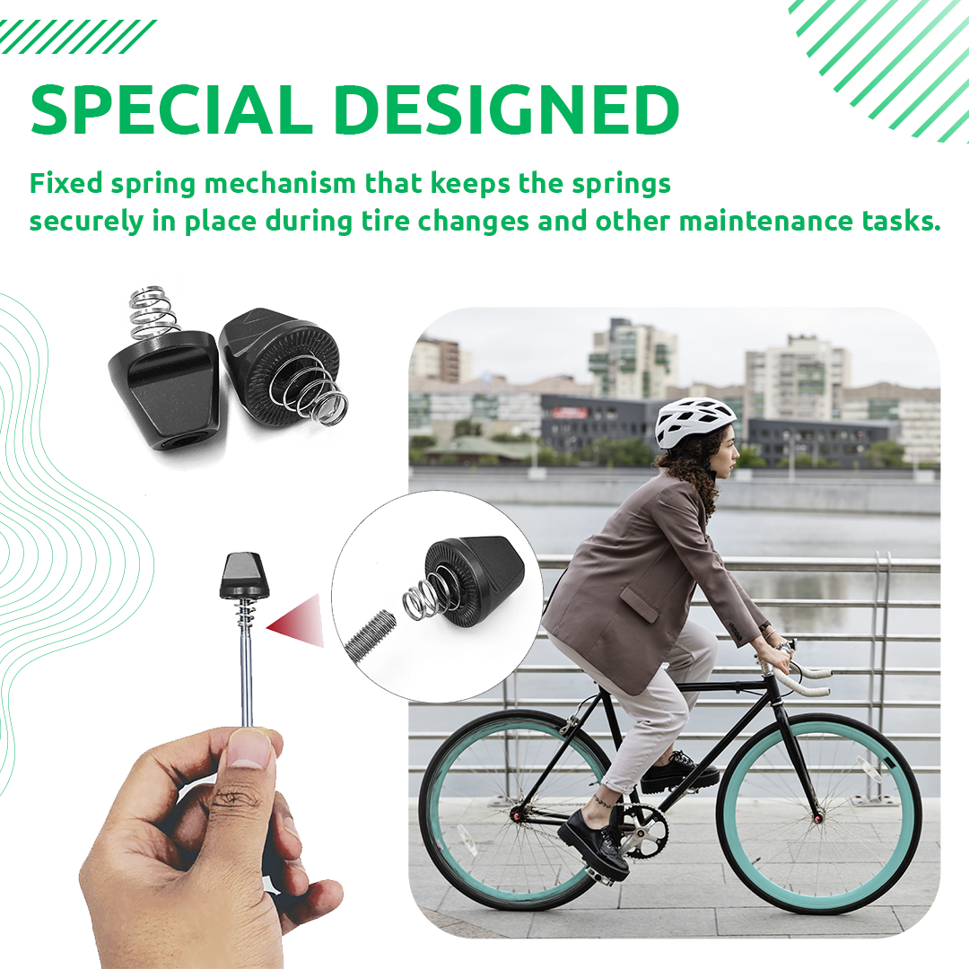 ONIPAX Bike Release Skewer's Nuts with Springs