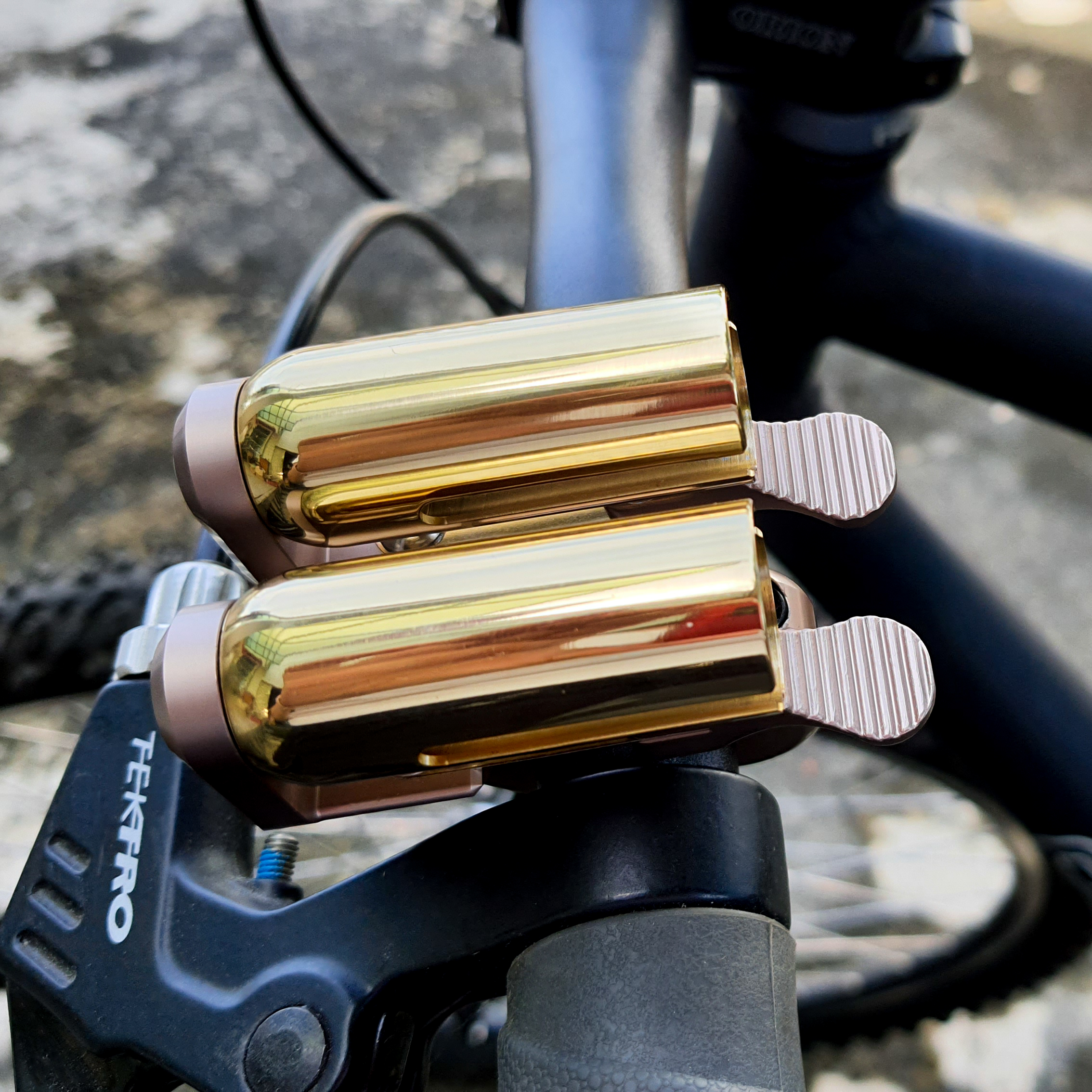 ONIPAX Bike Bell Double-Barreled two Tone