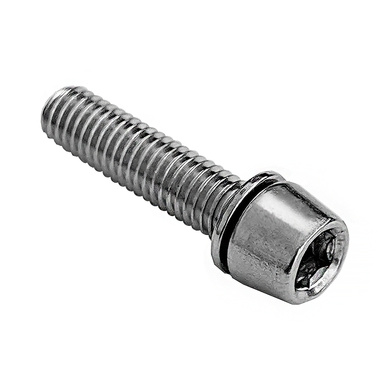 ONIPAX M5x20mm Bike Allen Hex Tapered Stainless Bolts Screws with Washer for MTB STEM