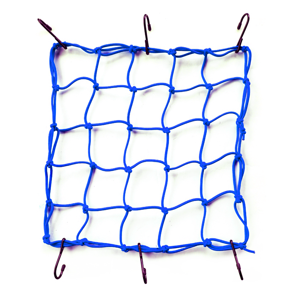 ONIPAX 15"x 15" High Elastic Bungee Cargo Net with 6 Hooks for Bicycle Motorcycle