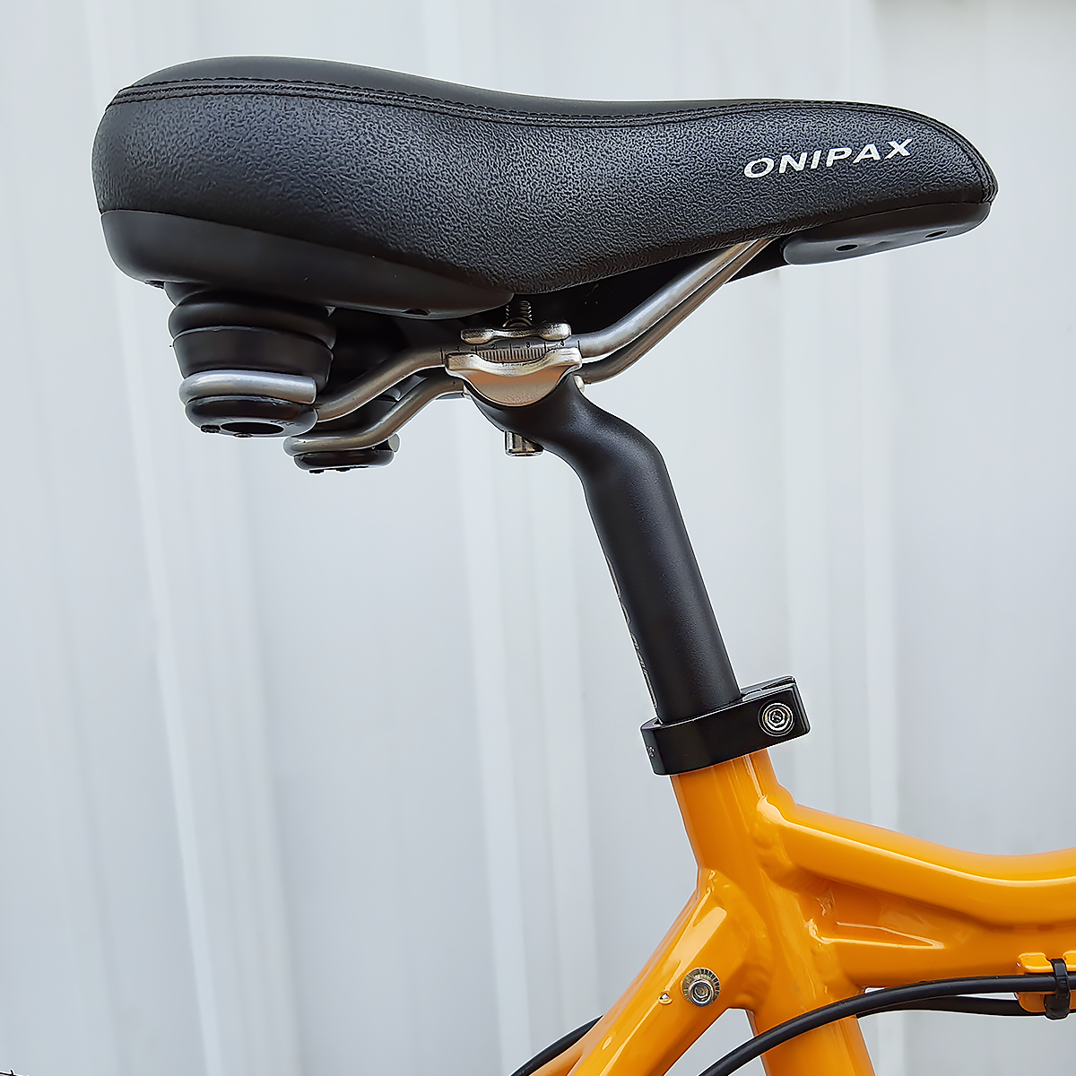 ONIPAX Bicycle Seat Post Clamp Aluminum Alloy 31.8MM/34.9MM Black