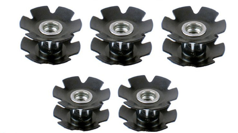 ONIPAX 5pcs/Bag Star Nut MTB Road Bike Headset for Fork 1-1/8"(28.6mm)