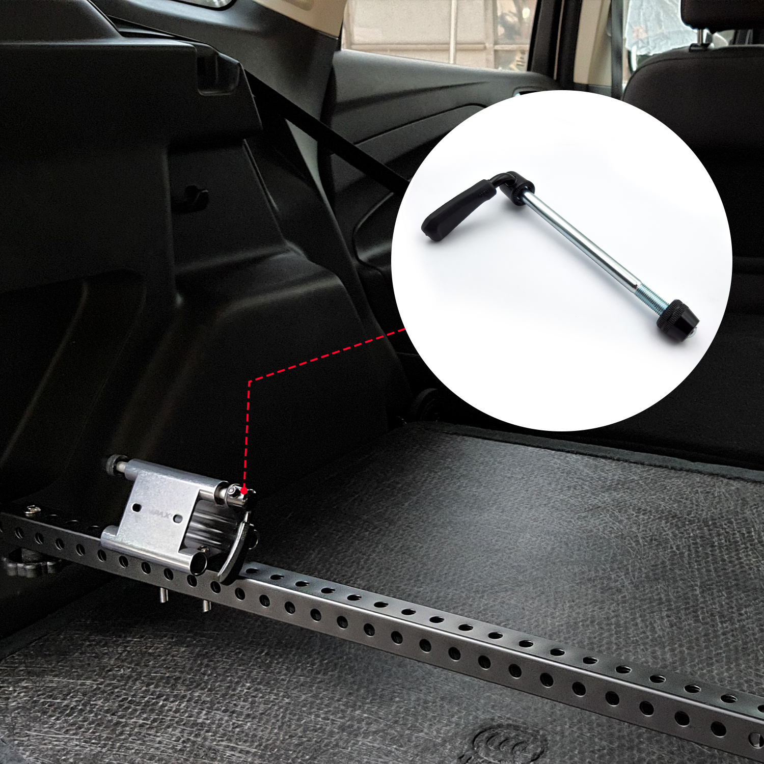 ONIPAX Steel Quick Release Skewer for Bike Fork Mount Rack