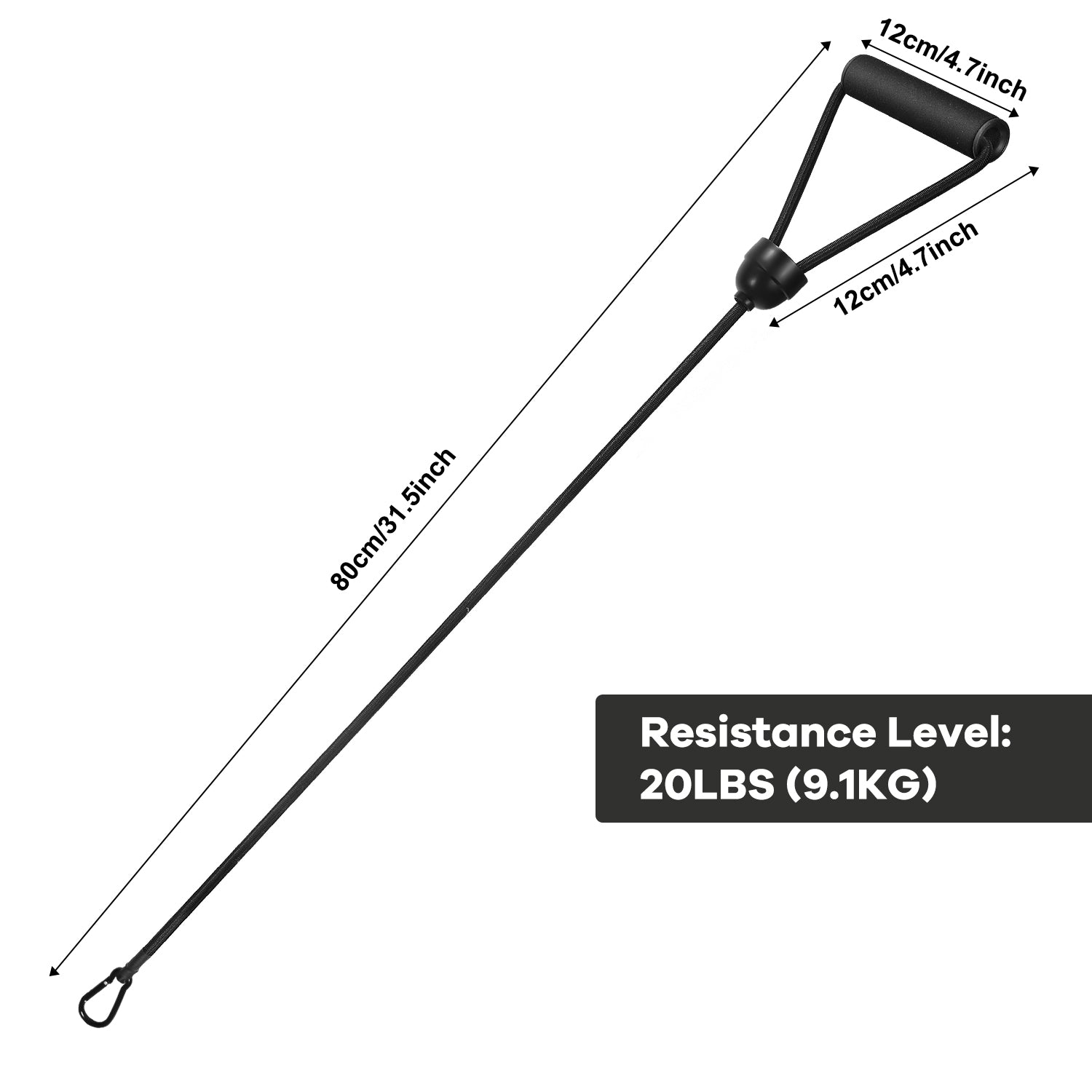 ONIPAX Stepper Resistance Bands with Handles, Strength Training Set