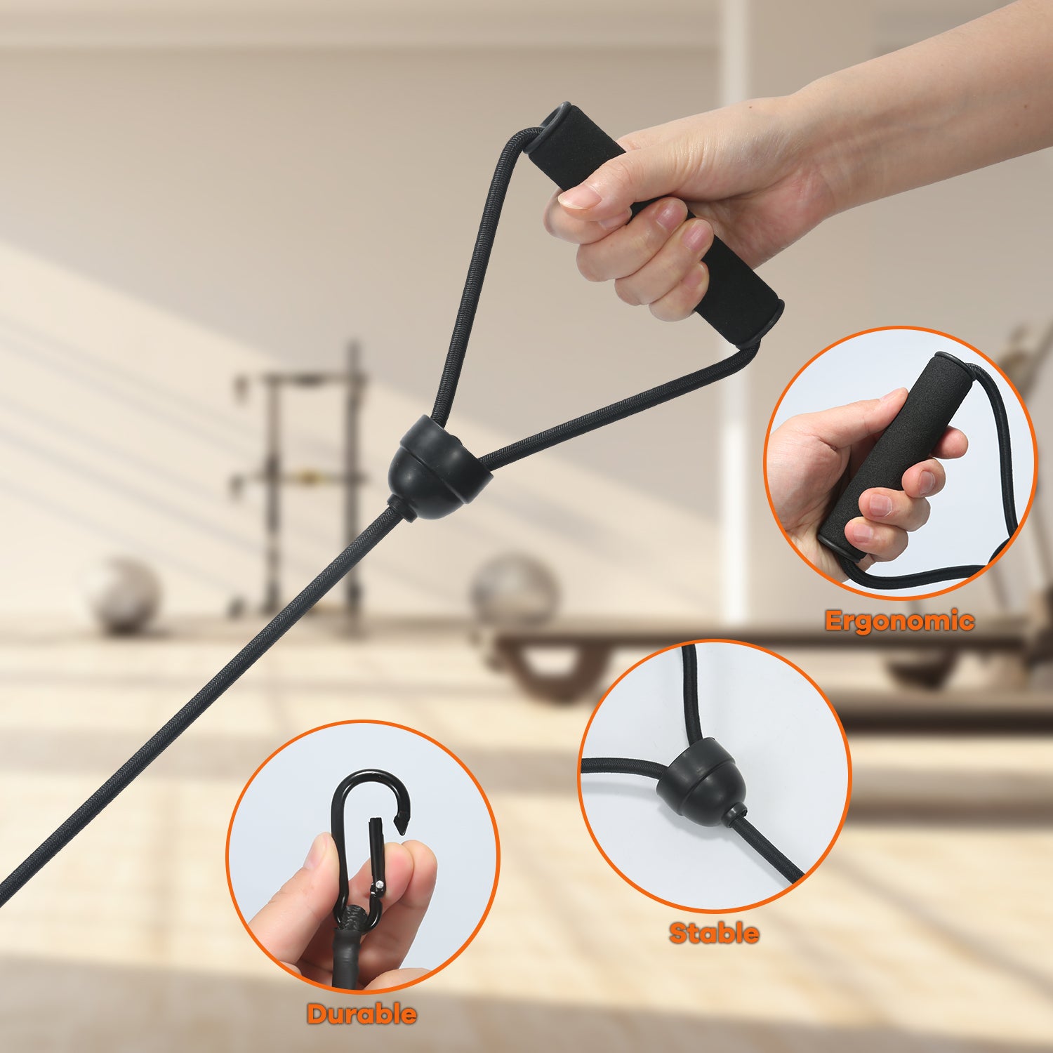 ONIPAX Stepper Resistance Bands with Handles, Strength Training Set