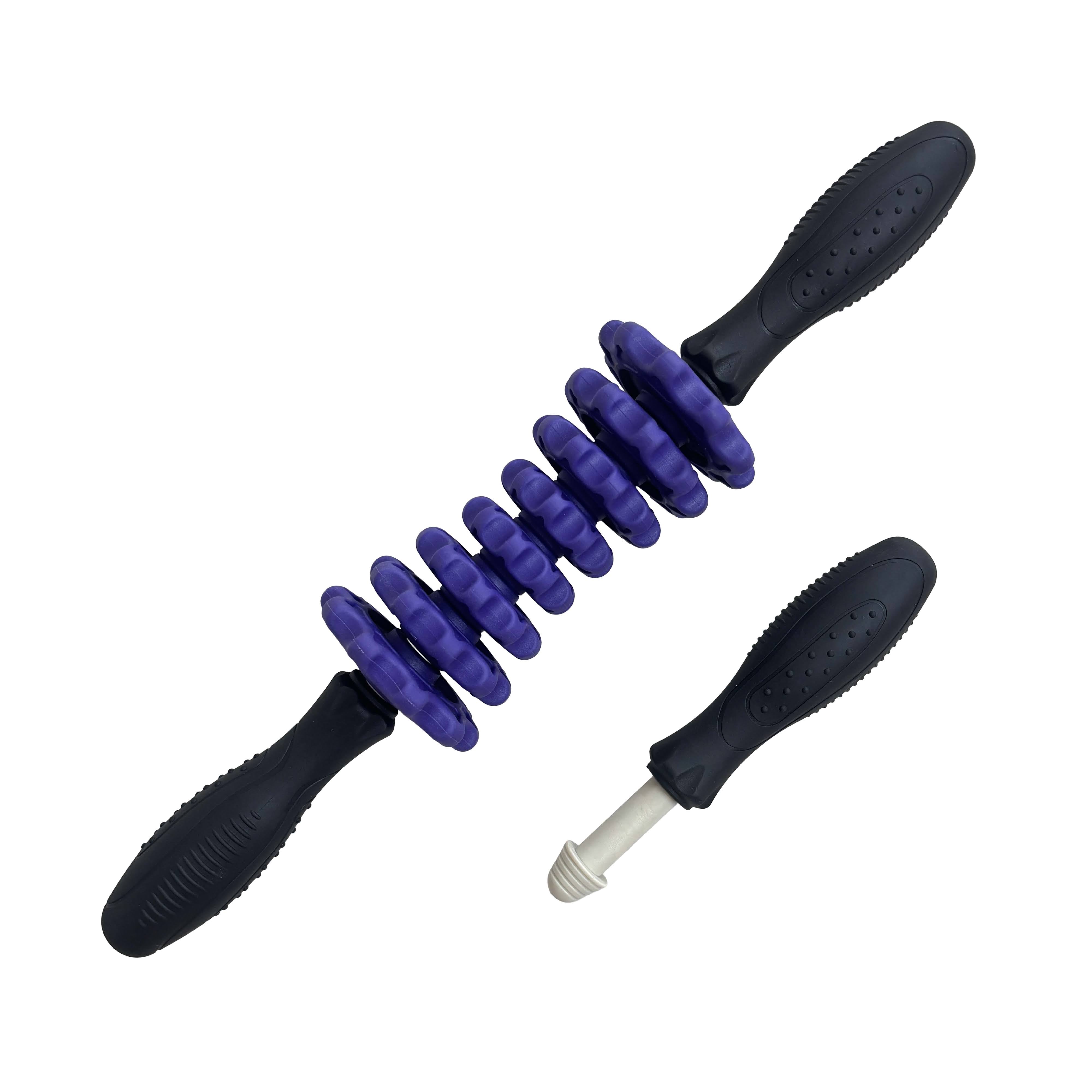 3-in-1 Muscle Roller Stick - Adjustable Deep Tissue Massage Tool | 8-Gear Adjustable, POM Core, Portable for Neck, Back & Calf Relief - Ideal for Post-Workout Recovery & Muscle Tension Relief