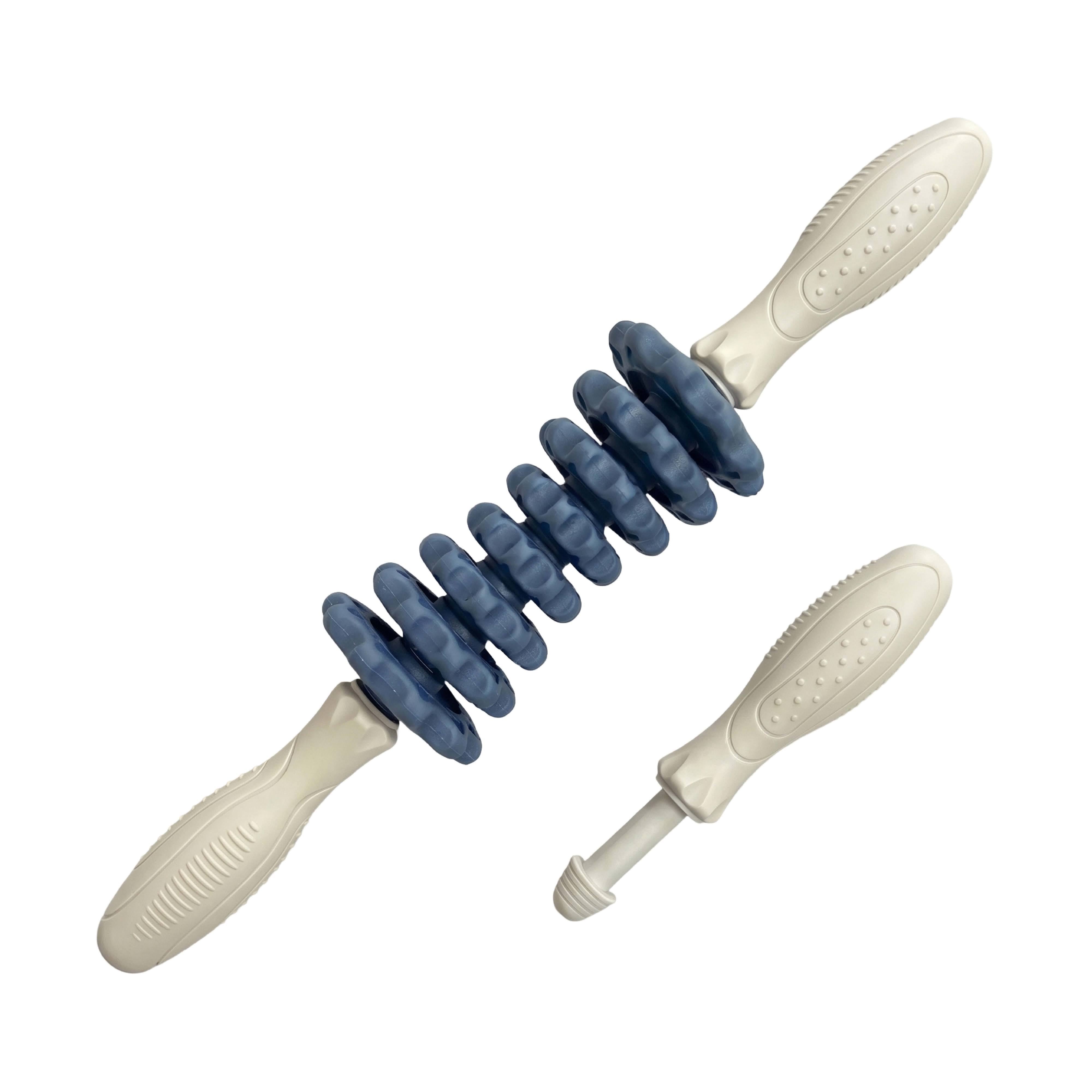 3-in-1 Muscle Roller Stick - Adjustable Deep Tissue Massage Tool | 8-Gear Adjustable, POM Core, Portable for Neck, Back & Calf Relief - Ideal for Post-Workout Recovery & Muscle Tension Relief