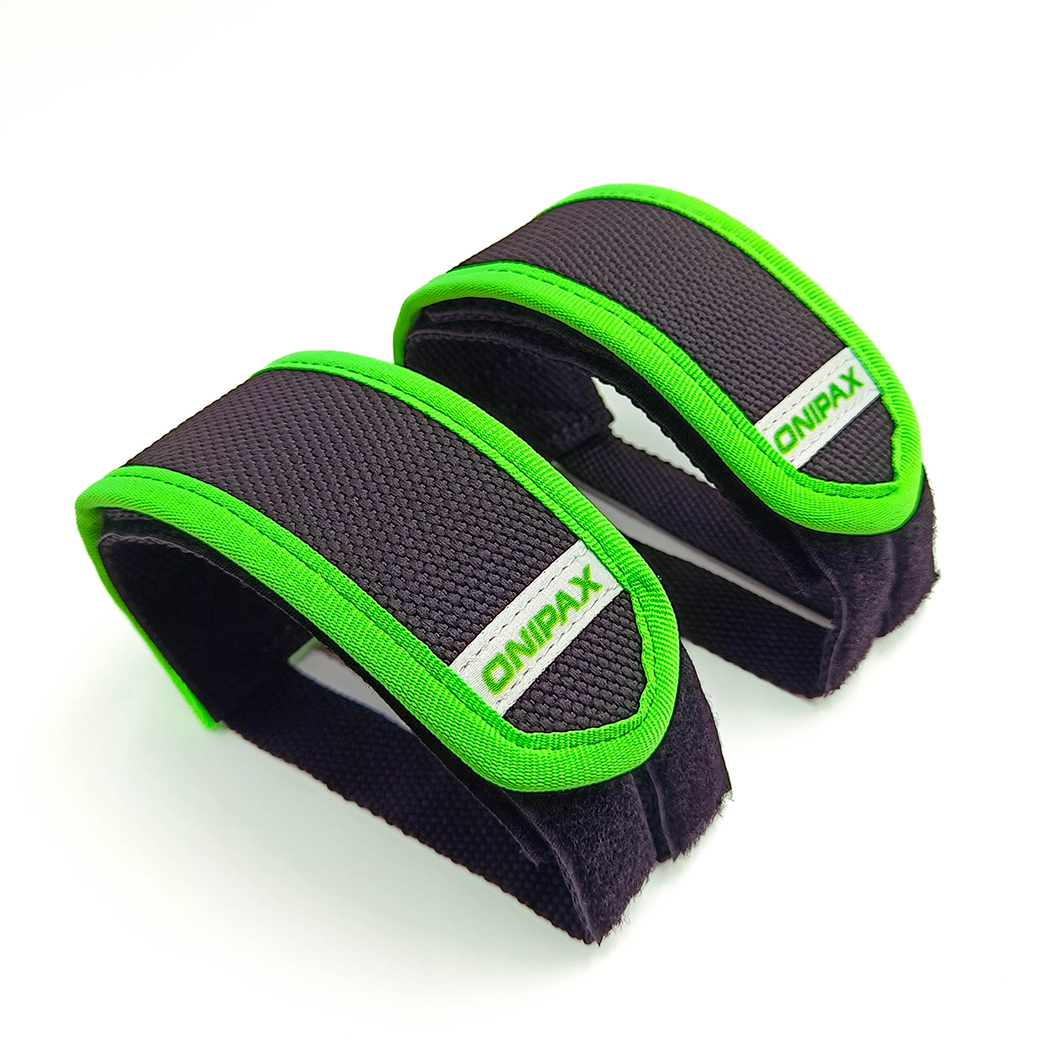 2 Sangles De Pédale Vélo (Toe Clips) - Réglables Velcro - Pour Vélo Fixie, Route, Ville - Nylon