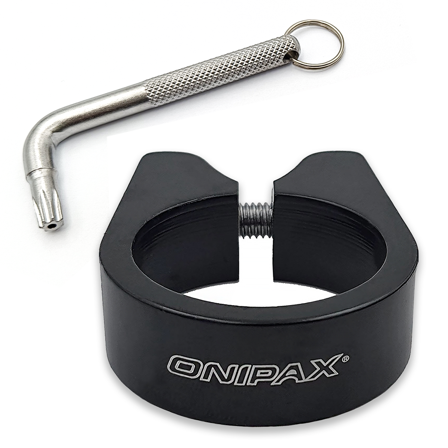 ONIPAX Anti-Theft Bicycle Seat Post Clamp Aluminum Alloy 31.8MM/34.9MM