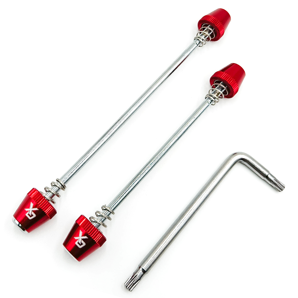 Locking skewers online road bike