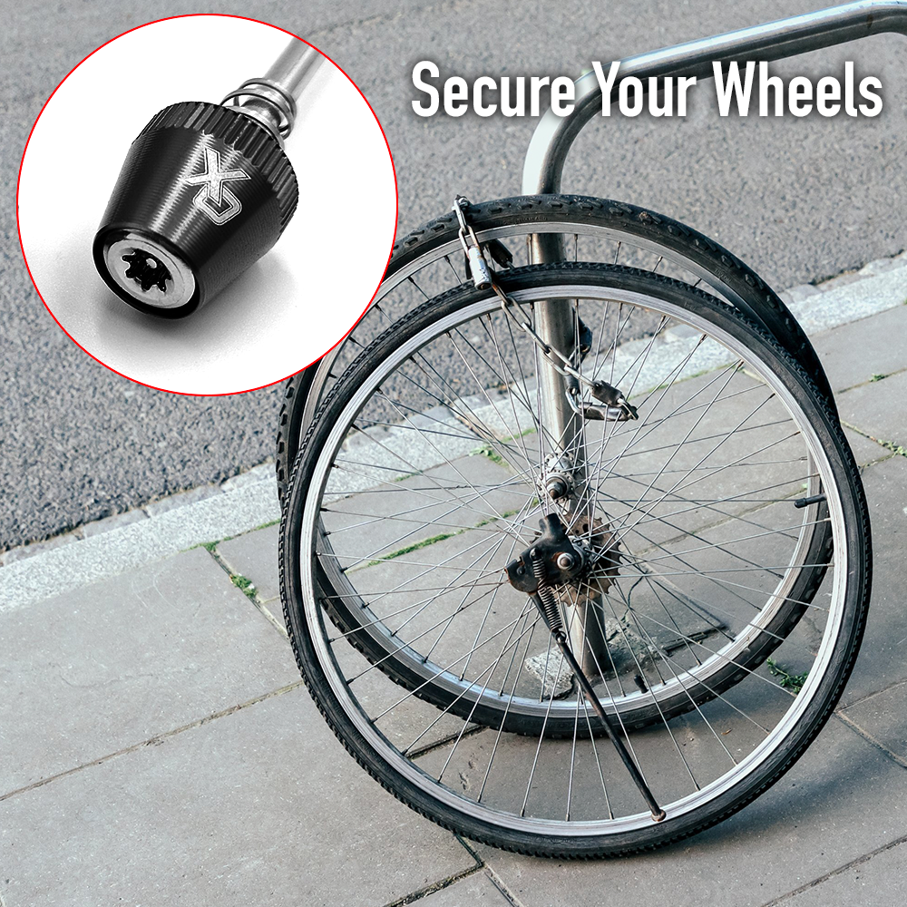 ONIPAX Anti Theft Locking Skewer 7 Lobe Bicycle Wheel Hub