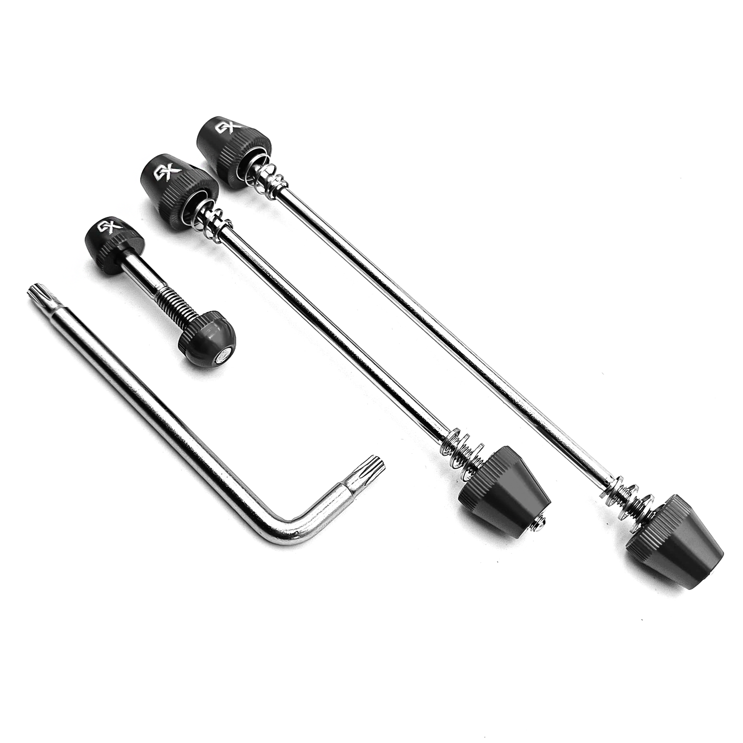 Bike wheel top skewer lock